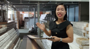 sàn nhựa ngoài trời tại kho Kỳ anh